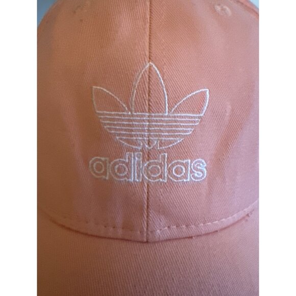 Adidas Originals Pink Baseball Cap Adjustable Strap Embroidered Logo - Picture 2 of 6